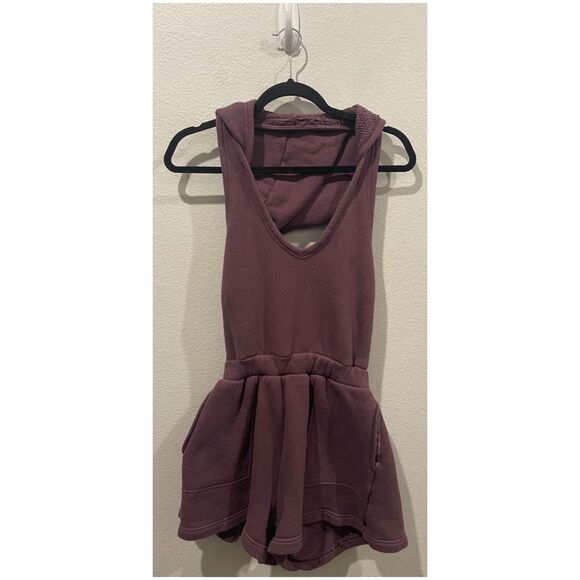 FP BEACH Oliver Romper Pockets Hooded in Chocolate Merlot - Picture 2 of 5